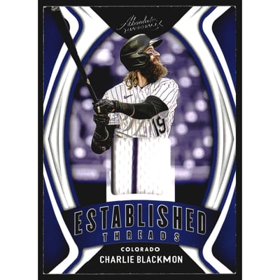 2022 Absolute Established Threads Retail #12 Charlie Blackmon