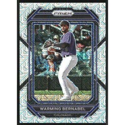 2023 Panini Prizm Prizms Mojo #151 Warming Bernabel