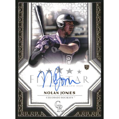 2023 Topps Five Star Autographs #FSANJ Nolan Jones RC