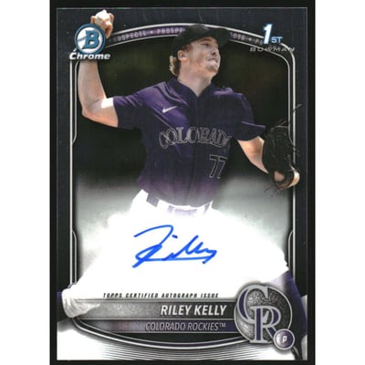 2025 Bowman Chrome Draft Autographs #CPARK Riley Kelly