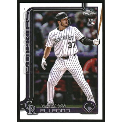 2025 Topps Chrome Update White Refractors #USC199 Braxton Fulford