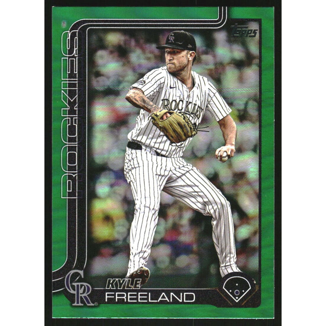 2025 Topps Green Rainbow Foil #407 Kyle Freeland