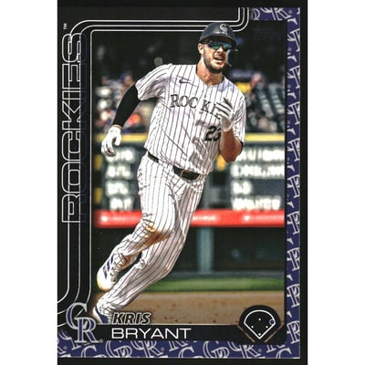 2025 Topps Team Color Border #405 Kris Bryant