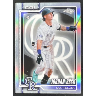 2026 Topps Chrome Lightboard Logo Variation #226 Jordan Beck
