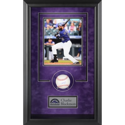 Charlie Blackmon Colorado Rockies Fanatics Authentic Framed Autographed Baseball Shadowbox