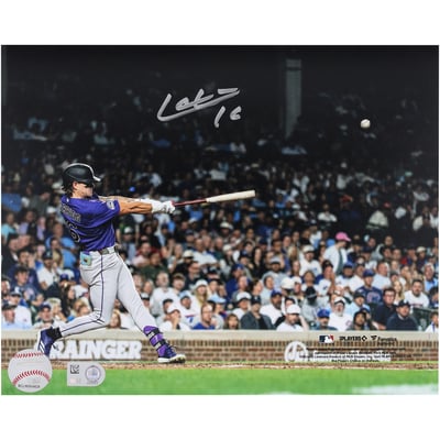 Cole Carrigg Colorado Rockies Autographed Fanatics Authentic 8" x 10" Home Run Photograph