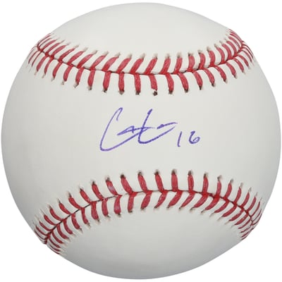 Cole Carrigg Colorado Rockies Autographed Fanatics Authentic Baseball
