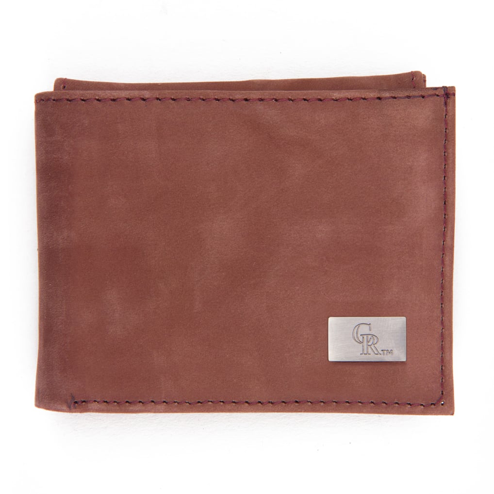 Colorado Rockies Leather Bifold Wallet