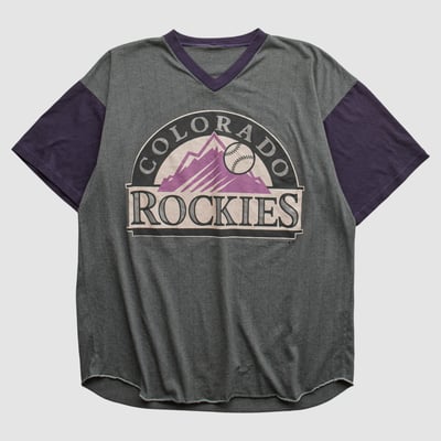 Colorado Rockies MLB 2000s T-shirt - Gray - L by Fanatics Real Vintage