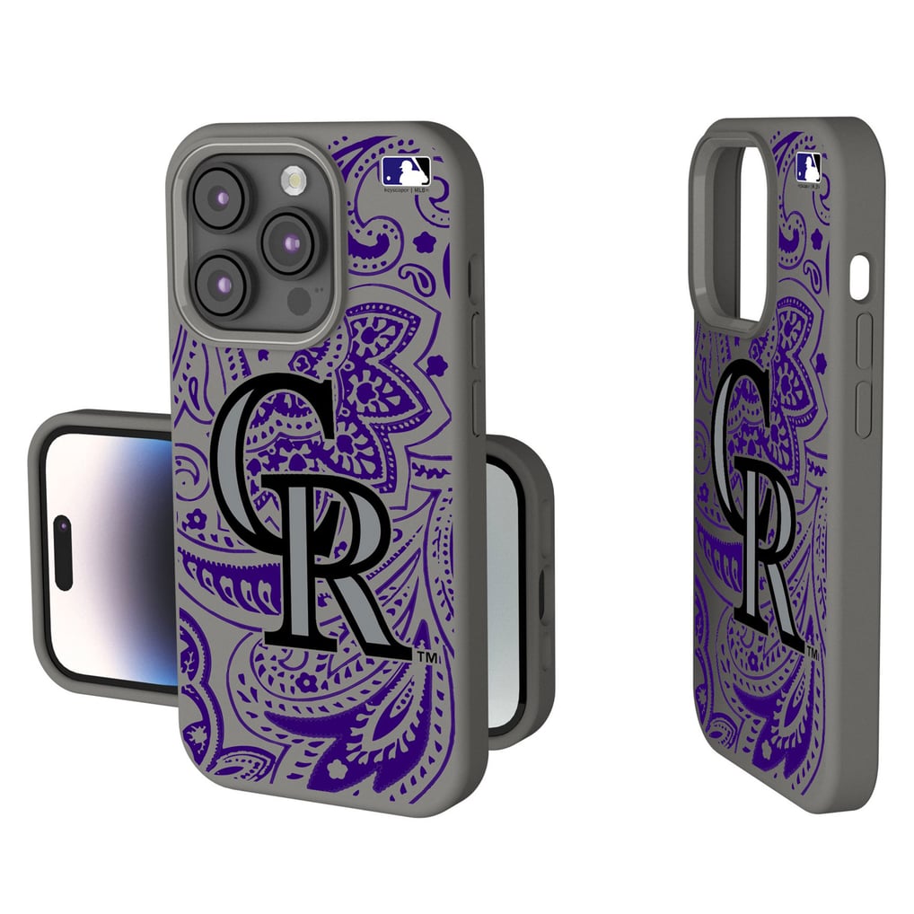 Colorado Rockies Paisley iPhone Soft Touch Case
