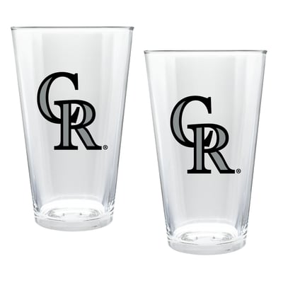 Colorado Rockies Two-Piece 16oz. Double Play Pint Glass Set