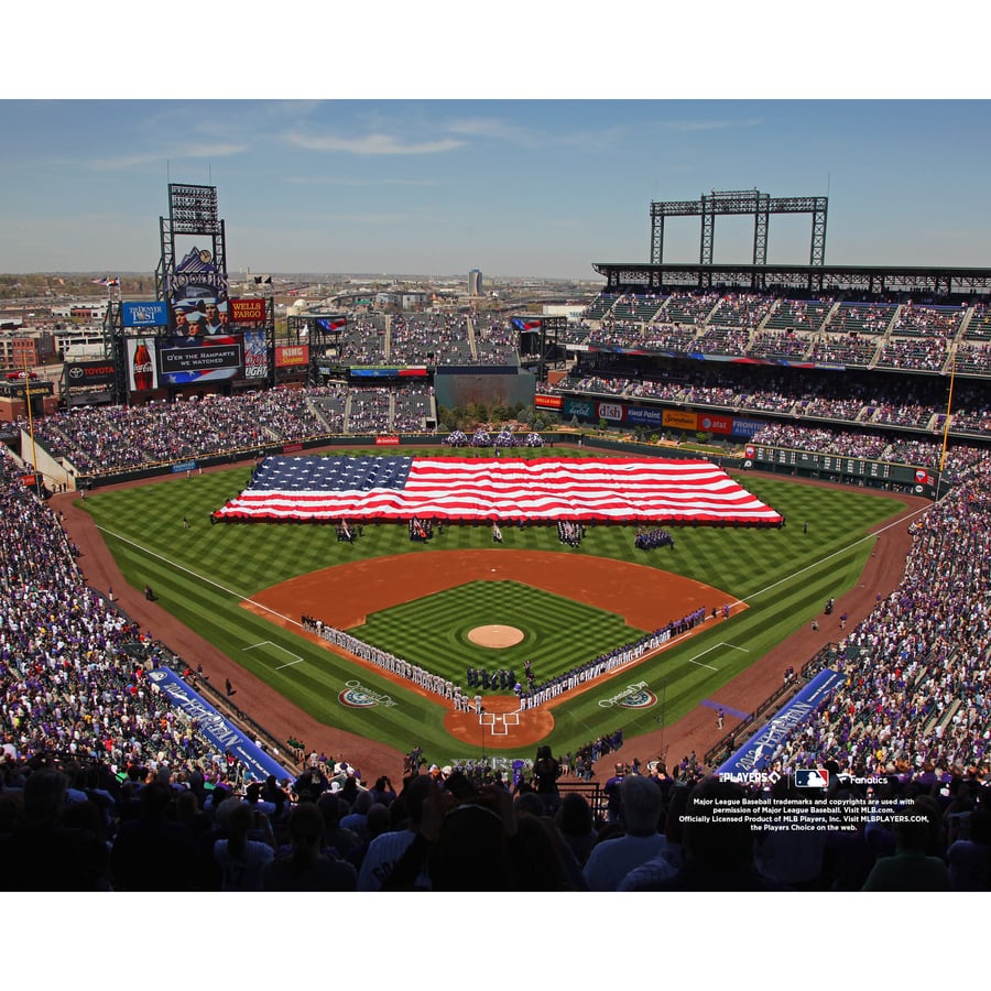 Colorado Rockies Seating Chart Vintage Print Of Coors Field Seating
