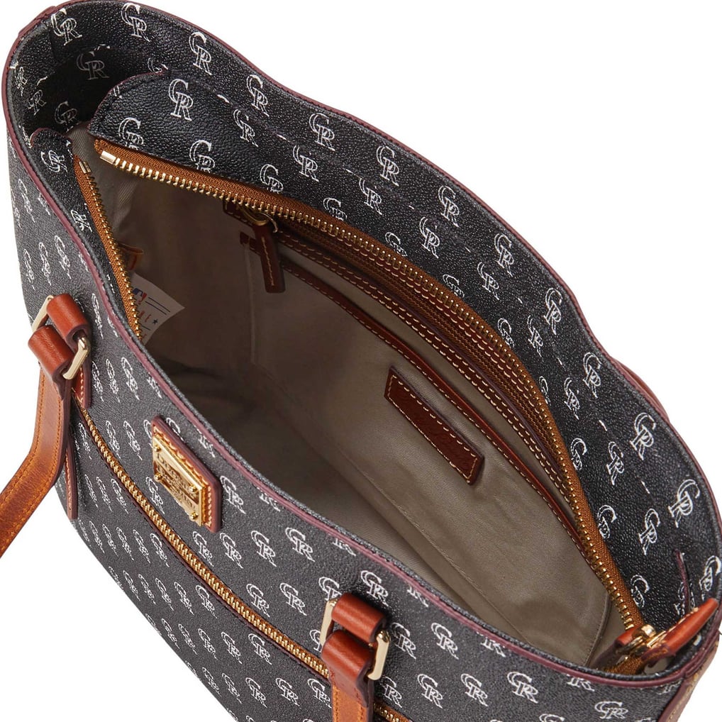 Colorado Rockies Dooney & Bourke Signature Shopper Purse display picture 2