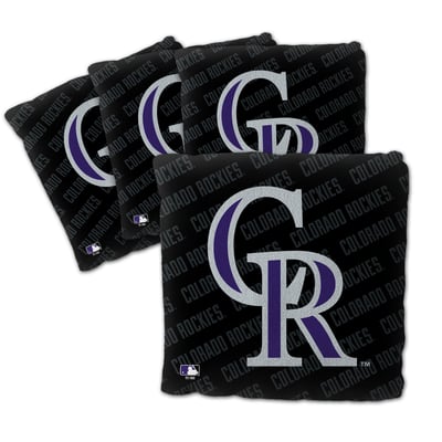 Colorado Rockies Fanpoint Four-Piece Cornhole Bag Set