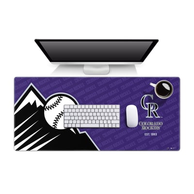 Colorado Rockies IDNA 15.7" x 35.4" Logo Series Desk Pad