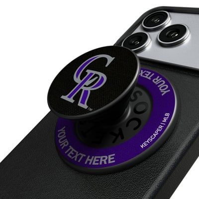 Colorado Rockies Keyscaper Personalized PopSockets Magnetic Phone Grip & Stand
