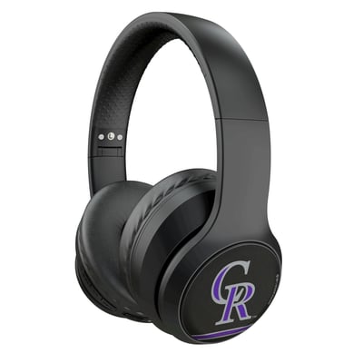 Colorado Rockies Keyscaper Stripe Wireless Bluetooth Headphones With Case