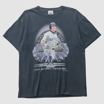 Larry Walker Joy Athletic 1998 T-shirt - Black - XL by Fanatics Real Vintage