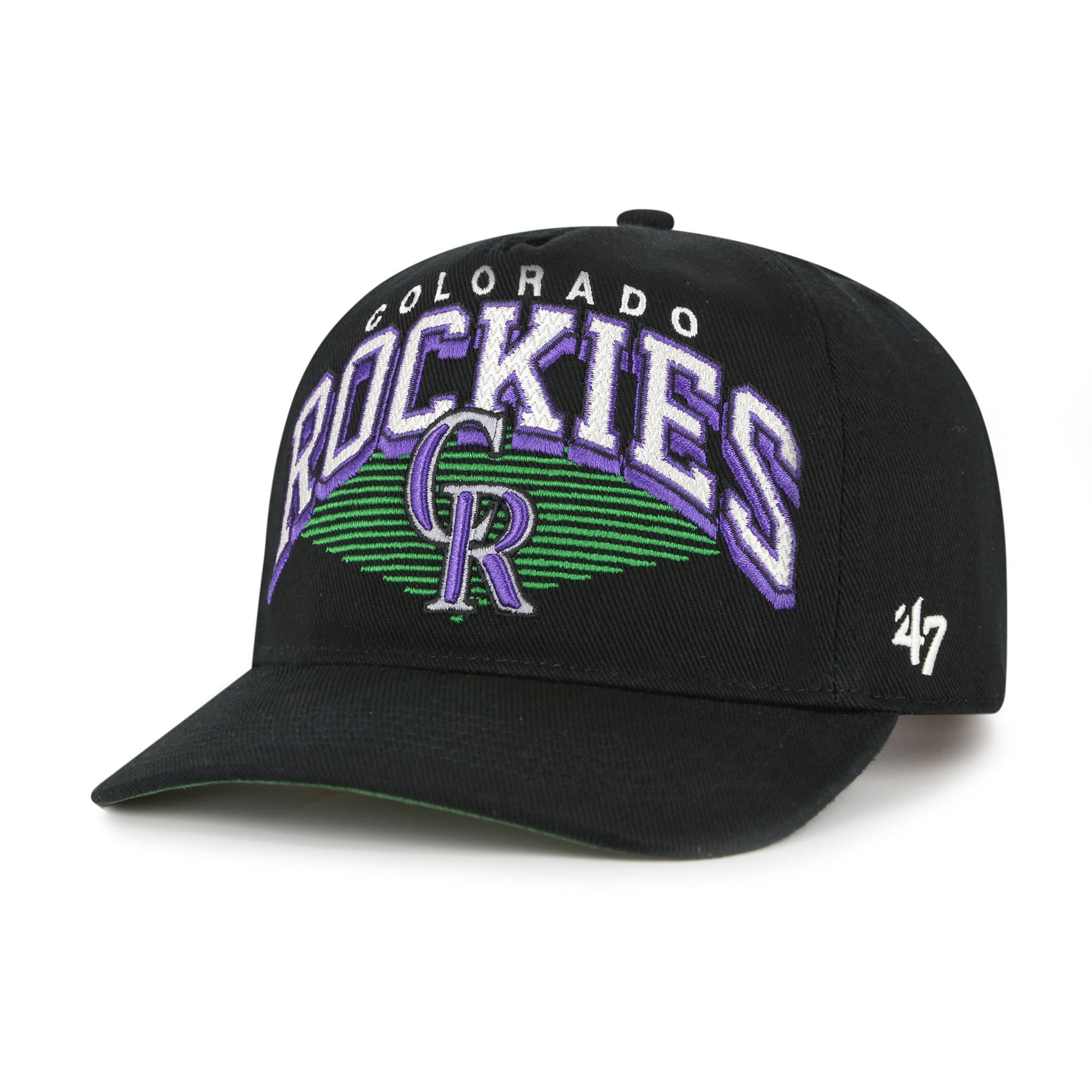 Men's Colorado Rockies '47 Black Pomona Hitch Adjustable Hat