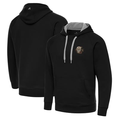 Colorado Rockies Antigua Sugar Skull Victory Hoodie - Black
