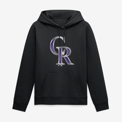 Colorado Rockies Big & Tall Forged Mascot Hoodie - Black