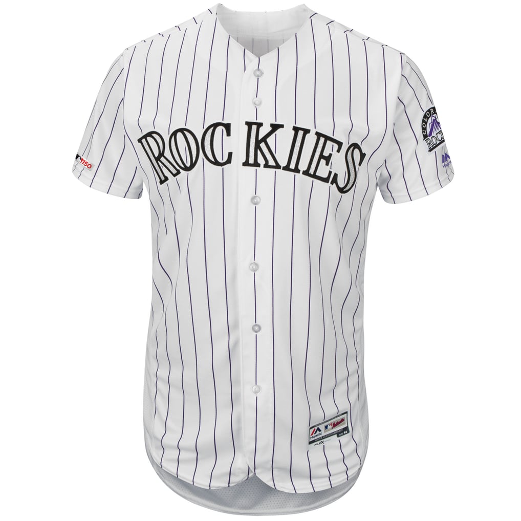 Maillot Vintage Colorado Rockies Majestic Des Années 90 - Taille 2XL - Collection Diamond - Noir Et Violet