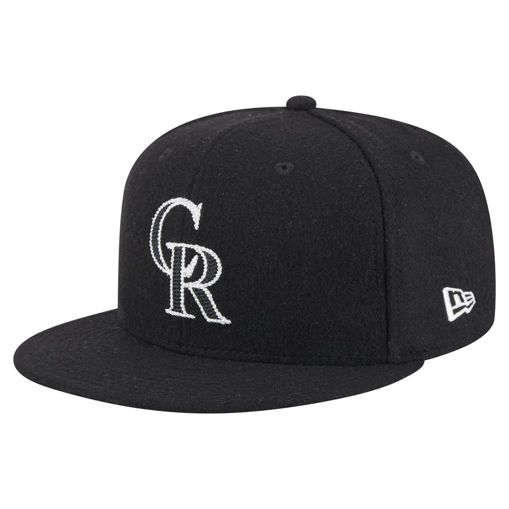Men's Colorado Rockies New Era Black Diet Starts Monday 59FIFTY Fitted Hat