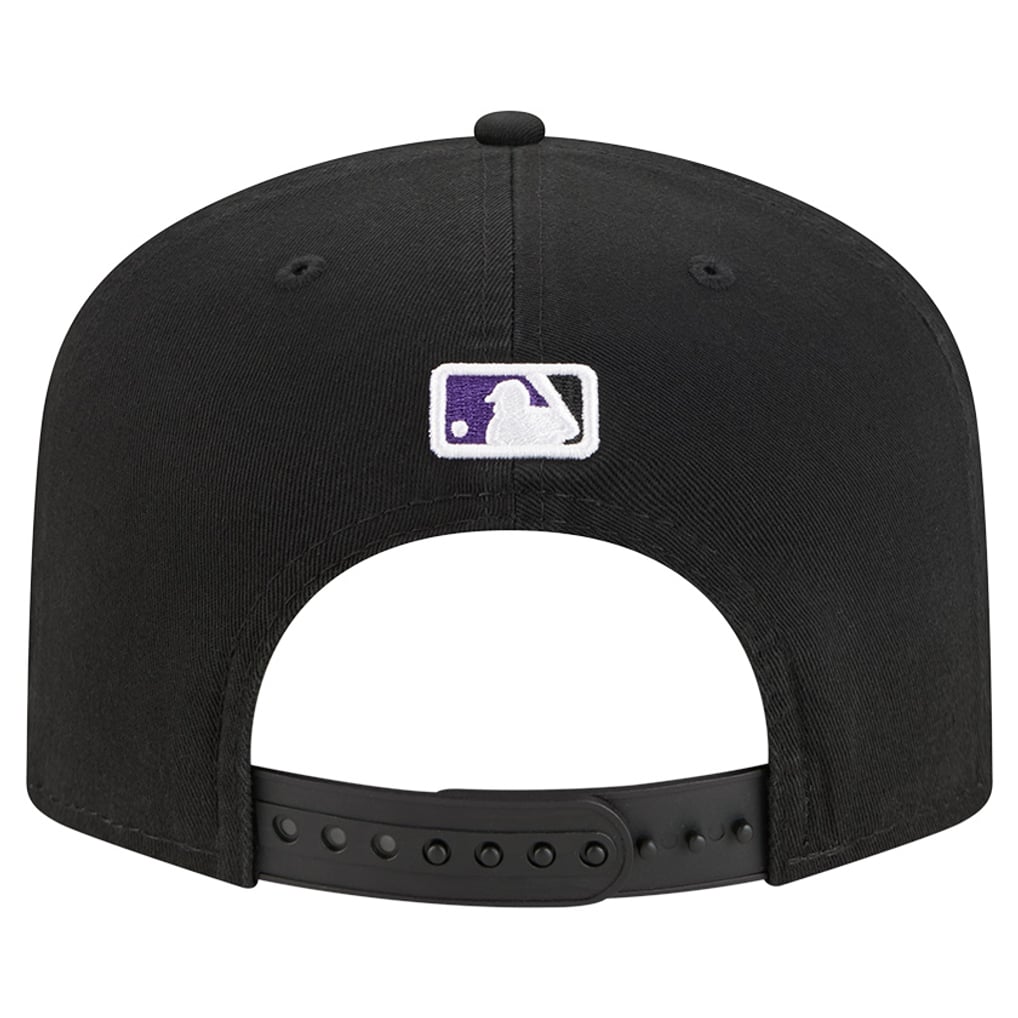 Men's Colorado Rockies New Era Black Team 19TWENTY Adjustable Hat