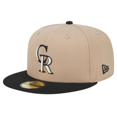 Colorado Rockies New Era 59FIFTY Fitted Hat - Khaki