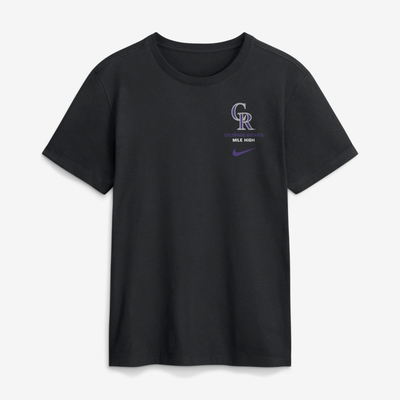 Colorado Rockies Nike Primetime Inning T-Shirt - Black