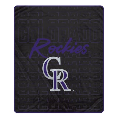 Colorado Rockies Pegasus Echo Script Fade 50" x 60" Ultra Soft Throw Blanket