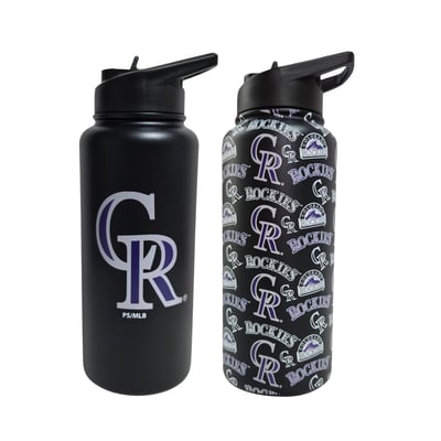 Colorado Rockies Pegasus Game Day Duo 41oz. Stainless Steel Water Bottle Set