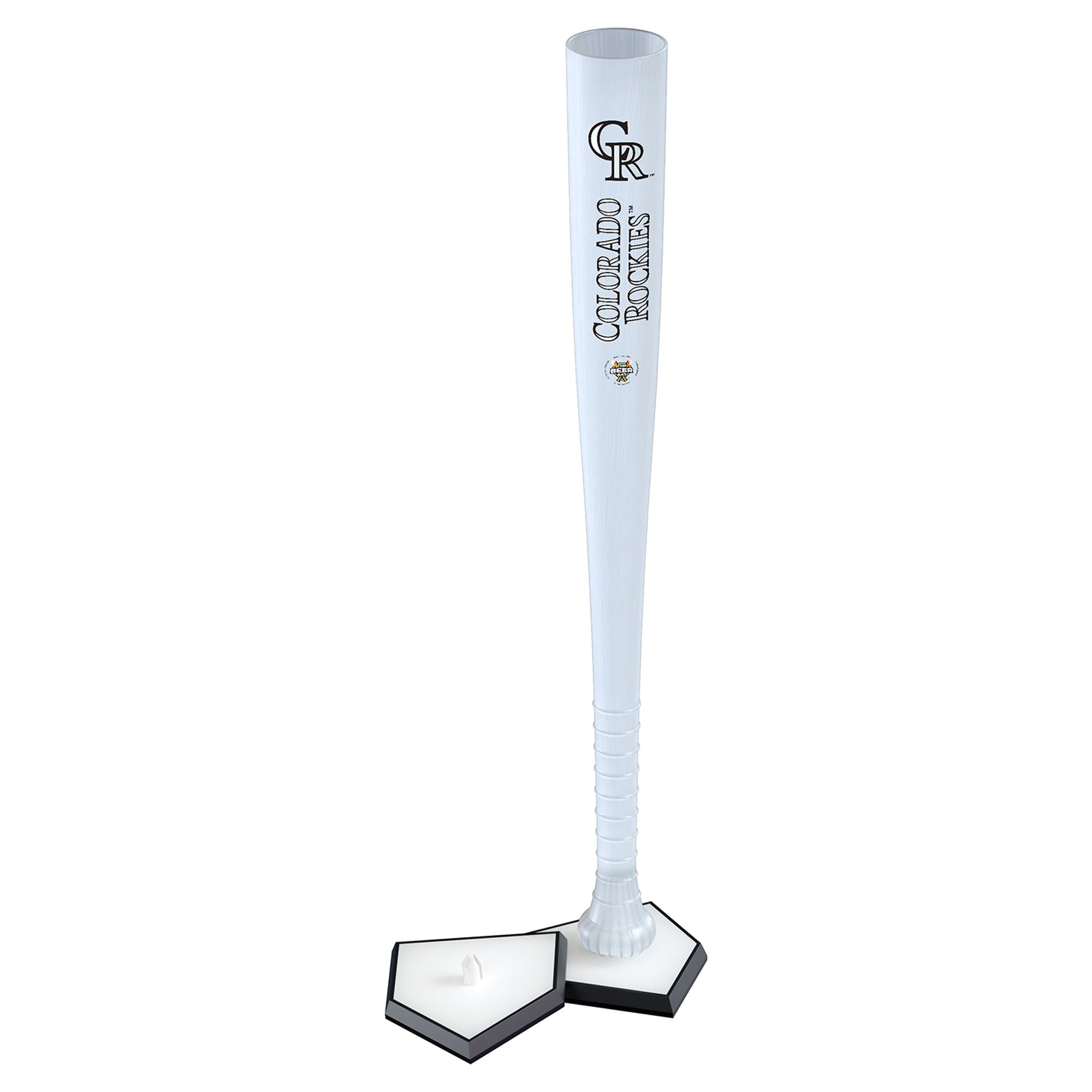 Beer Bat Rangers Colorado Rockies The Beer Bat 26oz. Cup with Mini Home Plate Stand