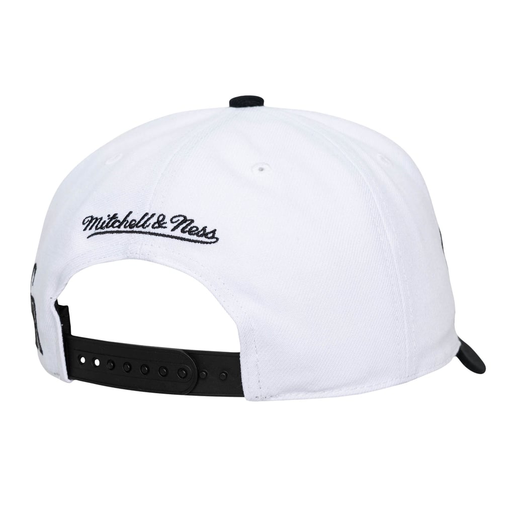 Colorado Rockies Mitchell & Ness Unisex XL Script Pro Crown Adjustable Hat - White/Black