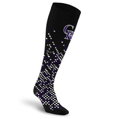 Colorado Rockies PRO Compression Unisex  Scoreboard Over-the-Calf Compression Socks