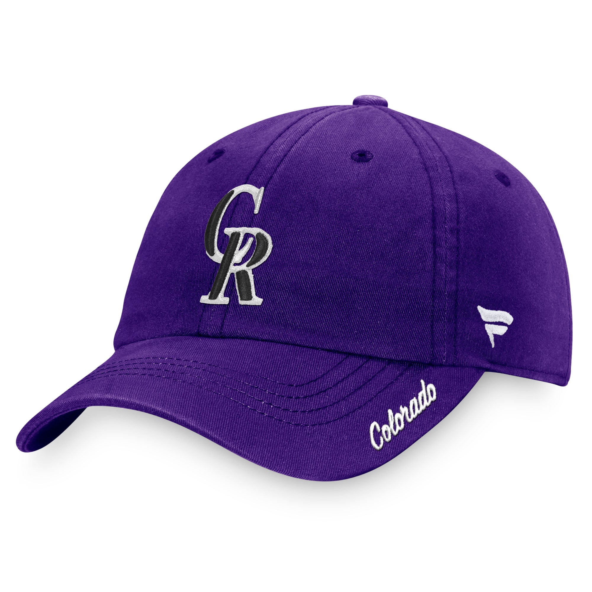 Women's Colorado Rockies Fanatics Purple Team Core Adjustable Hat