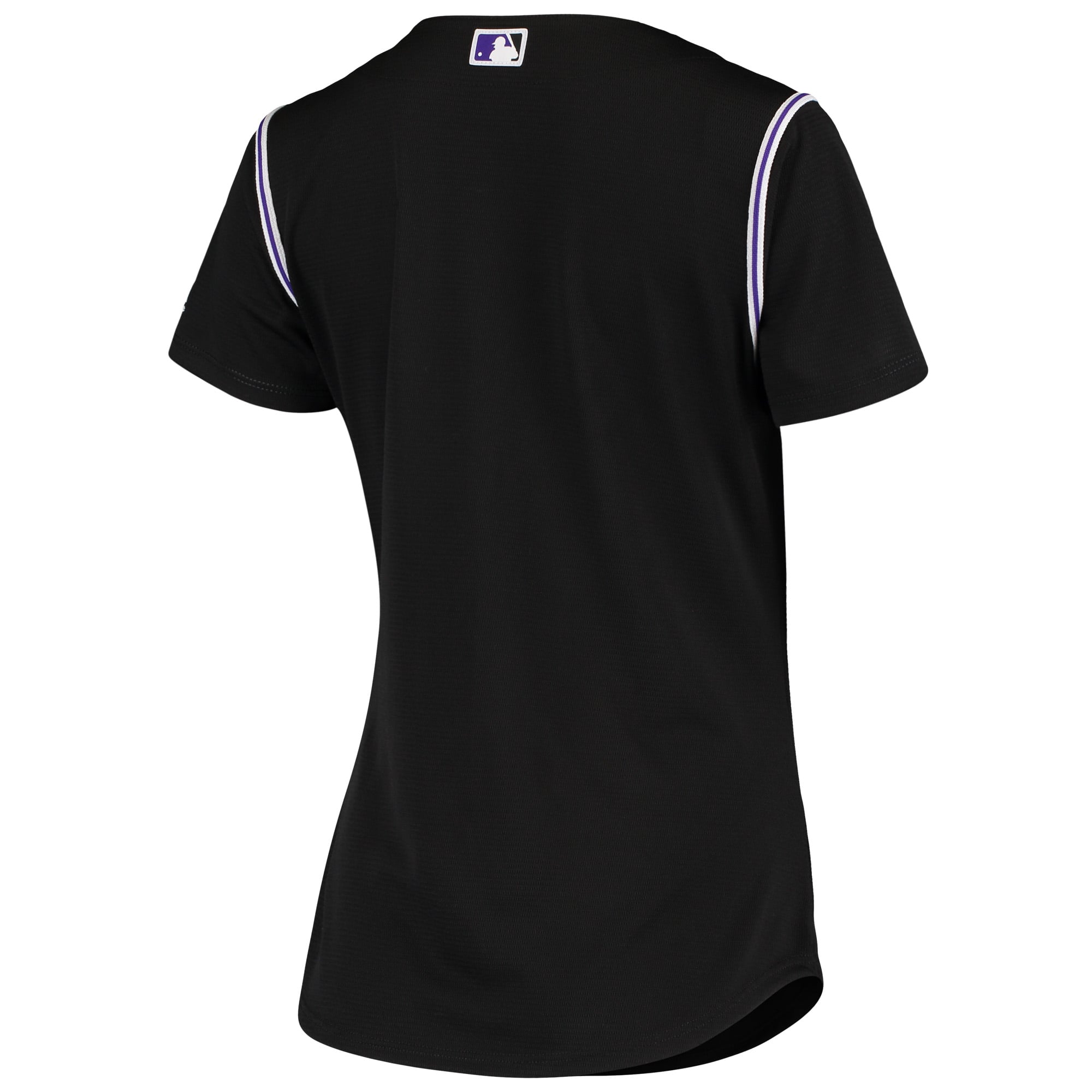 Women's Colorado Rockies Majestic Black Alternate Official Cool