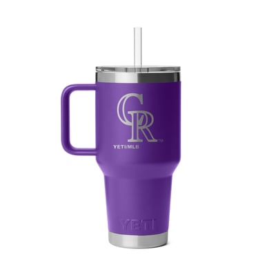 Colorado Rockies YETI 35oz. Rambler 2.0 Straw Mug