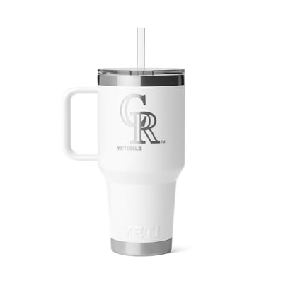 Colorado Rockies YETI 35oz. Rambler 2.0 Straw Mug