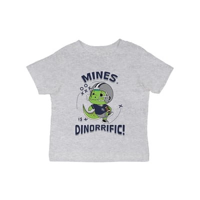 Colorado School of Mines Orediggers Vive La Fete Infant Dinorrific T-Shirt - Gray
