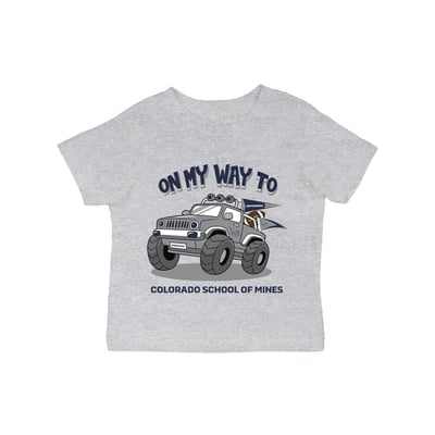 Colorado School of Mines Orediggers Vive La Fete Infant On My Way T-Shirt - Gray