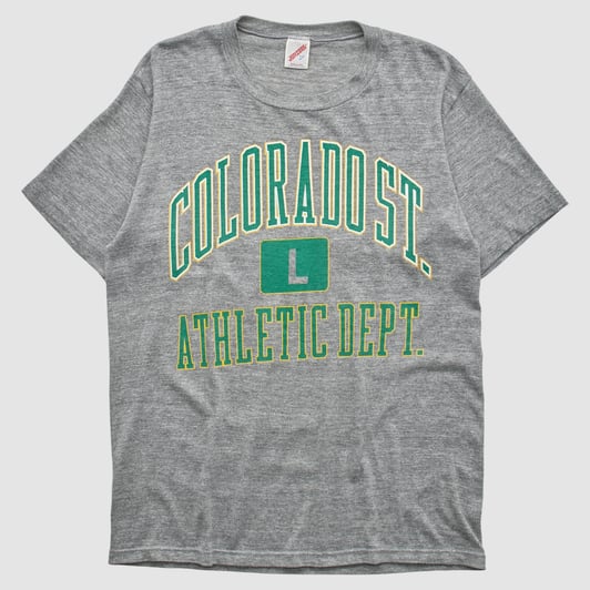 Colorado State Rams Jerzees 90s T-Shirt - Gray - S by Fanatics Real Vintage