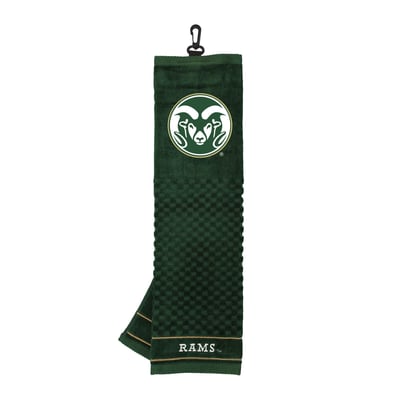 Colorado State Rams 16" X 22" Tri-Fold Embroidered Scrubber Golf Towel