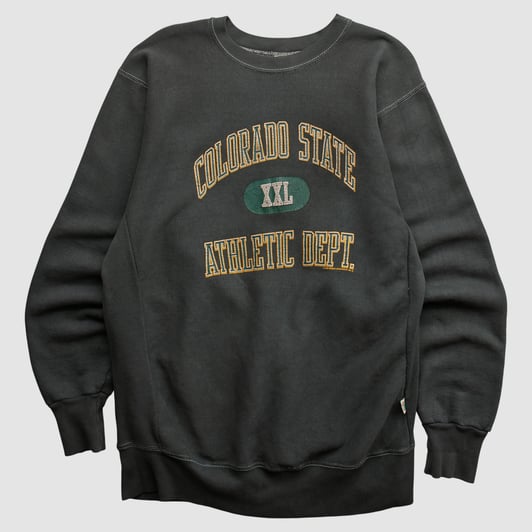 Colorado State Rams Desert Sportswear 90s Pullover Sweatshirt - Black - M by Fanatics Real Vintage