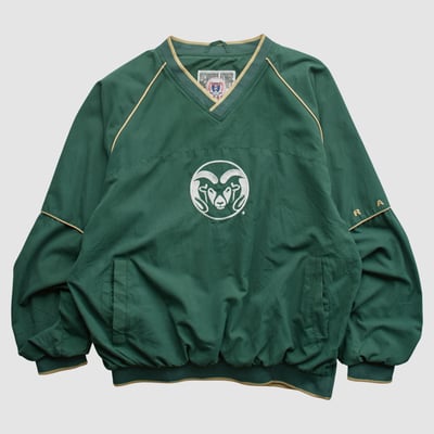 Colorado State Rams Genuine Stuff 2000s Pullover Jacket - Green - XL by Fanatics Real Vintage