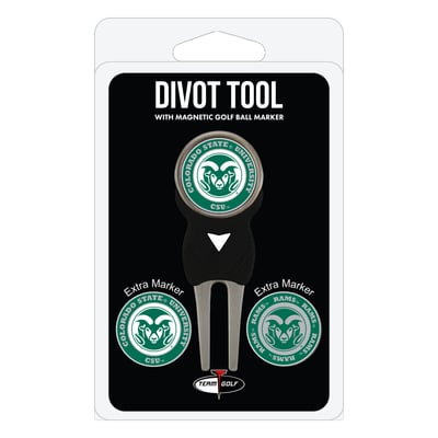 Colorado State Rams Golf Divot Tool Pack with 3 Magnetic Markers
