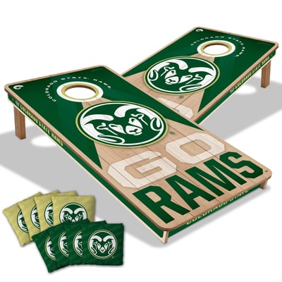 Colorado State Rams Fanpoint 2' x 4' Slogan Series Cornhole Game with Bags