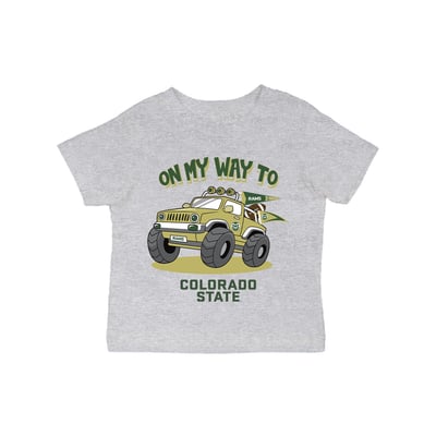 Colorado State Rams Vive La Fete Infant On My Way T-Shirt - Gray