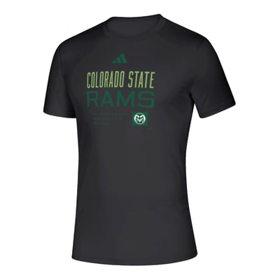 Colorado State Rams adidas Pregame T-Shirt - Black