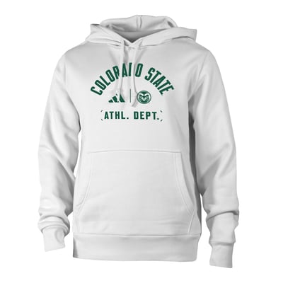 Colorado State Rams adidas Fleece Hoodie - White